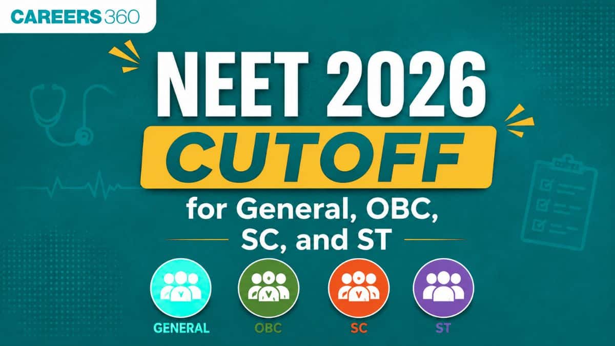 Re NEET Cutoff 2026 for OBC, General, SC and ST: Category Wise Qualifying Cut Off Marks